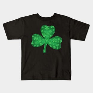 Saint Patrick day three leaf clover Kids T-Shirt